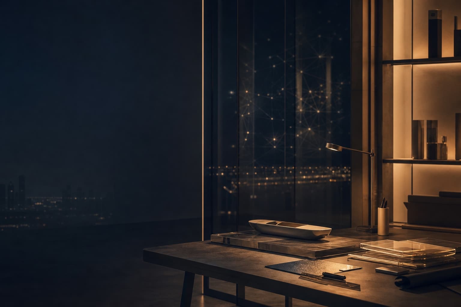 Sophisticated product and technology studio with abstract systems